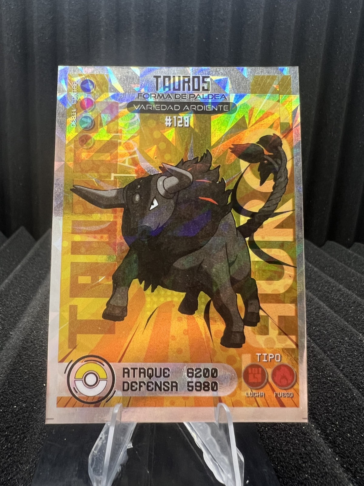 Tauros #128 - Cracked Ice Holo - Charizard Pokedex Edition 2020 - Pokemon Card