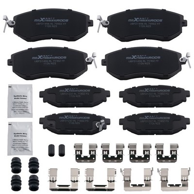 Front Rear Ceramic Brake Pads for Subaru XV Crosstrek 2013-15/Crosstrek 2016-17