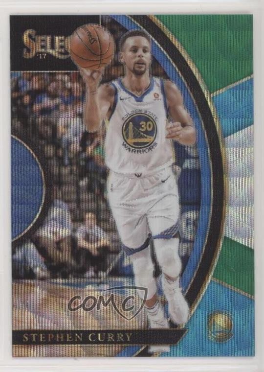 2017-18 Panini Select Concourse Tri-Color Prizm Stephen Curry #32 08vm