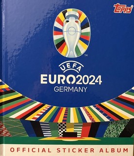 Topps UEFA EURO 2024 Germany komplett alle Sticker eingeklebt Hardcover Album