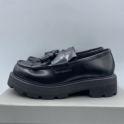Vagabond Cosmo 2.0 Loafers Women 9 EU 39 Black Tassel Shoes  display picture 1