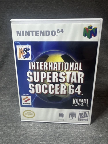 International Superstar Soccer 64 (Nintendo 64, N64) Cartridge