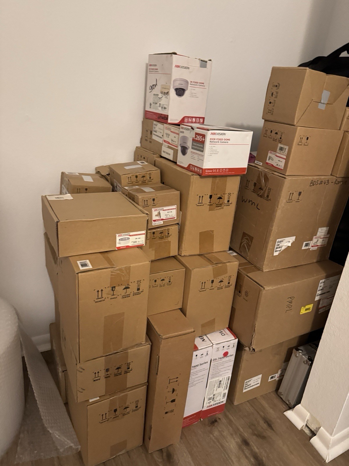 Lot &ndash; 73 Items: Speed Domes, Recorders, 49&rdquo; Monitor, Keyboards