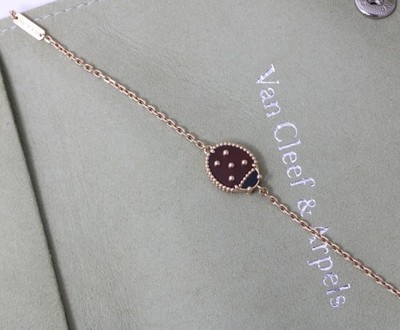 【新品未使用】ONE TRICK PONY Slap bracelet ブラウン Van Cleef & Arpels Lucky Spring Ladybug Bracelet Onyx Carnelian