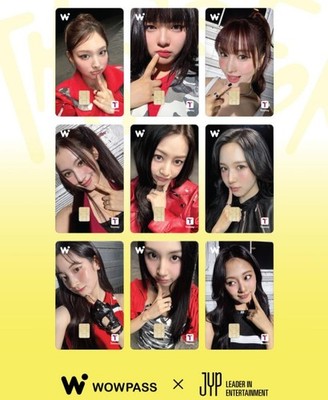 TWICE OFFICIAL MD GOODS 10TH Anniversary WOWPASS WOW PASS CARD