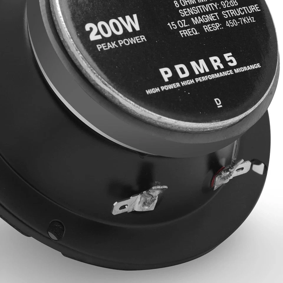 Pyle 5 Inch Woofer Driver - Upgraded 200 Watt Peak High Performance Mid-Bass - Image 4 of 4