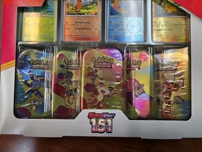 Scarlet & Violet 151 Mini Tin 5-pack Costco Bundle All 10 Tins