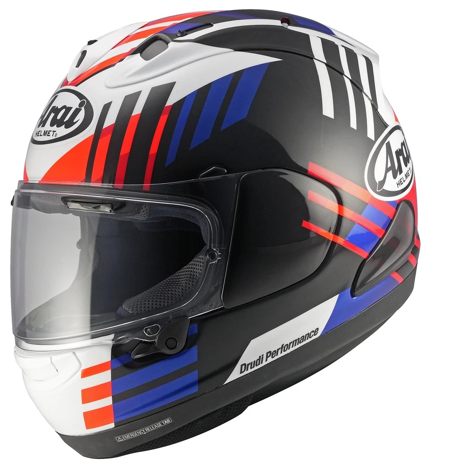 Arai RX-7V Evo Rea SB3 Replica Casque ( Noir/Blanc/Rouge / Bleu) Taille: L (59) - Photo 1/4