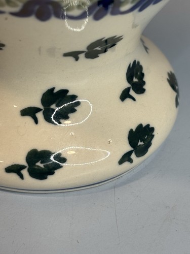 Polish Pottery Handmade Ceramika Artystyczna Vase / Serving Dish / Decorative - Picture 8 of 10