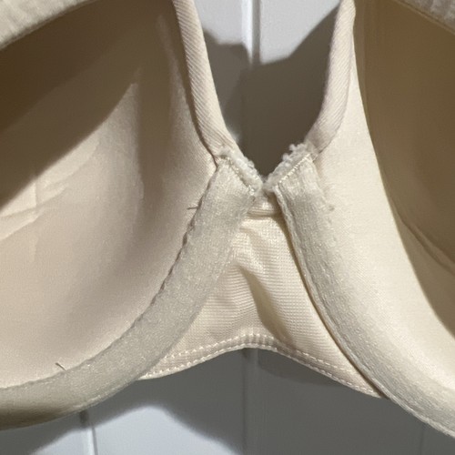 Lane Bryant Cacique Bra Full Coverage Lightly Lined Underwire Cream Cotton 38C - Bild 10 von 13