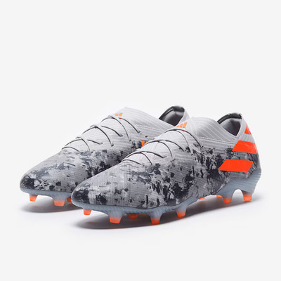 Adidas Nemeziz 19.1 FG Grey Solar Orange EF8281 BRAND NEW AUTHENTIC!! MEN'S