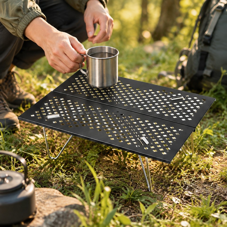 Quick Fold Table Camping Table Quick Setup Portable Folding Outdoor Table Lightweight ...