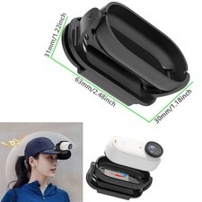 For Insta360 GO 3 Action Camera Hat Clip Fixed Mount Clamp Cap Holder Case Cover