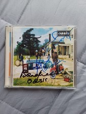 oasis be here now cd signed 