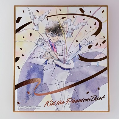 Kid the Phantom Thief Detective Conan Shikishi Art Board, Gold Foil Stamped