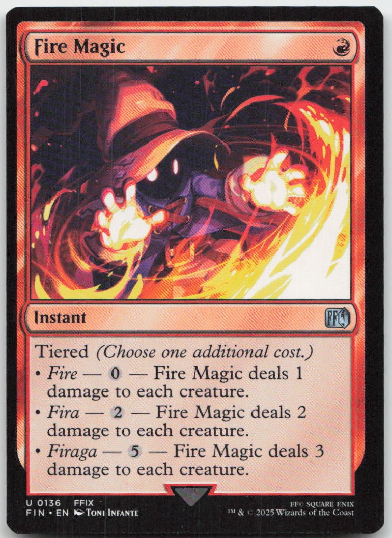 MTG : Fire Magic FINAL FANTASY 136 : UC