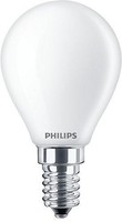 Philips LED Lampe P45 E14 4,3W 470Lm 2700K Matt Warmweiß, Rundform 40W