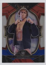 2023 Panini Select WWE Concourse Red & Blue Prizm Charlie Dempsey #43 10ou