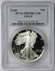 1993-P American Silver Eagle $1 Proof PR 69 DCAM PCGS