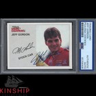 Jeff Gordon signed 1995 Racing Champions Card PSA DNA Slab NASCAR Auto C5592