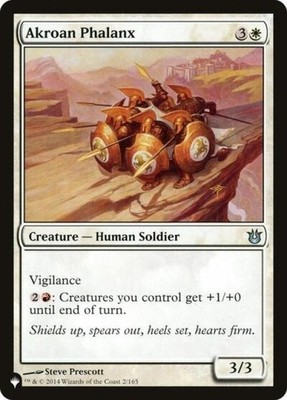 Akroan Phalanx - NM U : The List