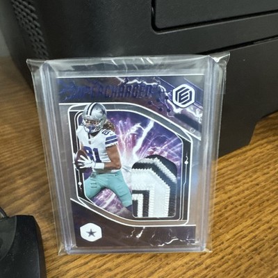 2021 Panini Elements Simi Fehoko Rookie Supercharged Cobalt Patch 11 /27 Cowboys