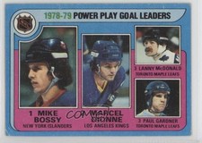 1979 Topps League Leaders Marcel Dionne Lanny McDonald Paul Gardner #5 HOF 1s7