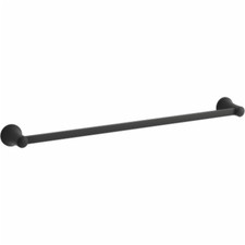 Kohler K-21953 Tempered 24" Towel Bar Matte Black