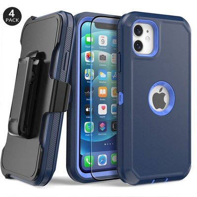 For iPhone 12 / 12 Pro / 12 Pro Max Case Heavy Duty Shockproof Cover + Belt Clip