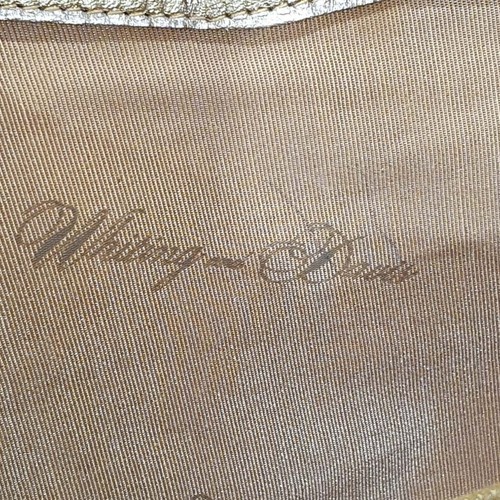 Whiting and Davis Gold Bag glomesh style material handbag over shoulder vintage - Picture 4 of 9