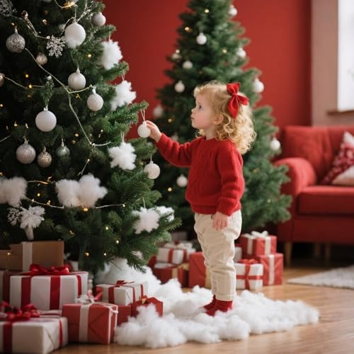 Christmas Fake Snow Decoration,7 Oz(1 Bag) White Artificial Snow 7.05 Oz/ 200 G