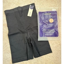 Empetua by Shapermint High-Waisted Shaper Shorts Women M/L Black NIP