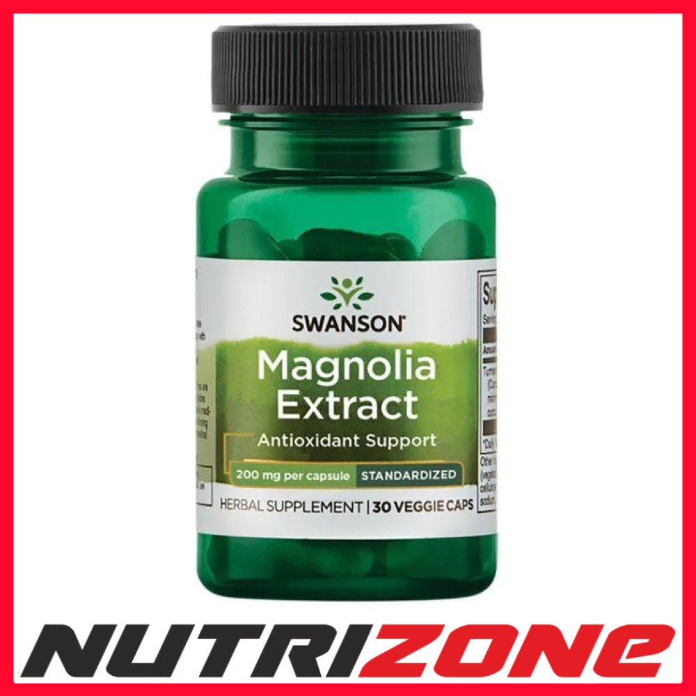 Swanson Magnolia Extract 200mg Antioxidant Support - 30 vcaps