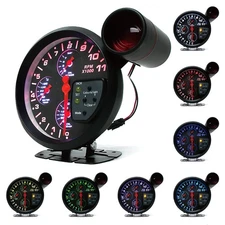 Universal Car Gauge Set Tachometer RPM Meter Water Temp Oil Temp Oil Pressure