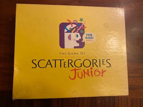 Milton Bradley The Game of Scattergories Junior 1989 vtg ages 8-11