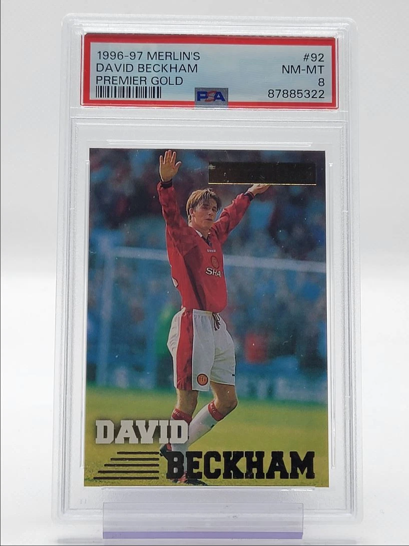 David Beckham trading card