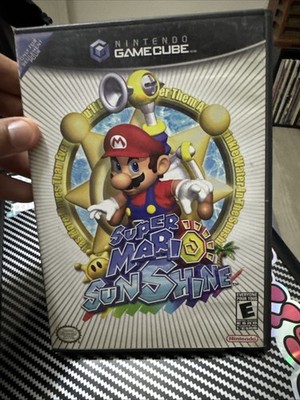 Super Mario Sunshine (GameCube, 2006) Case & Disc, No Manual - TESTED
