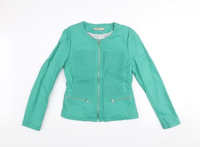 Basic-Jacke Damen UK Größe L Escandelle Paris grün