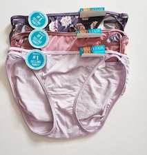 3 Vanity Fair Illumination Bikini Panty Multi 18108 Sz 7/L - NWT