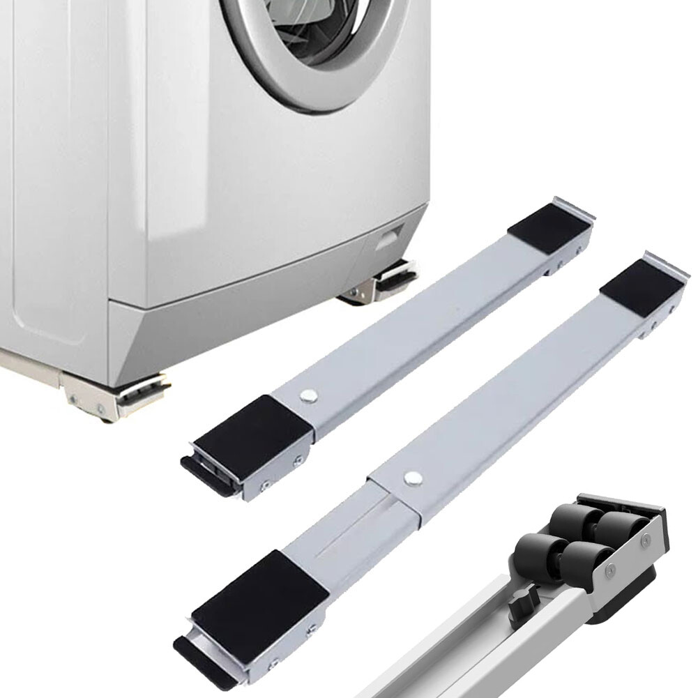 Base Per Lavatrice MiSMiAO, Base Per Frigorifero, Base Per Lavatrice, 45 – 70 Cm, Base Regolabile Per Asciugatrice In Acciaio Inox E Frigorifero, 12 Piedini Regolabili - Foto 12