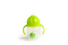 Baby Cup; Munchkin Any Angle  Click Lock Weighted Straw Trainer Cup, 7oz