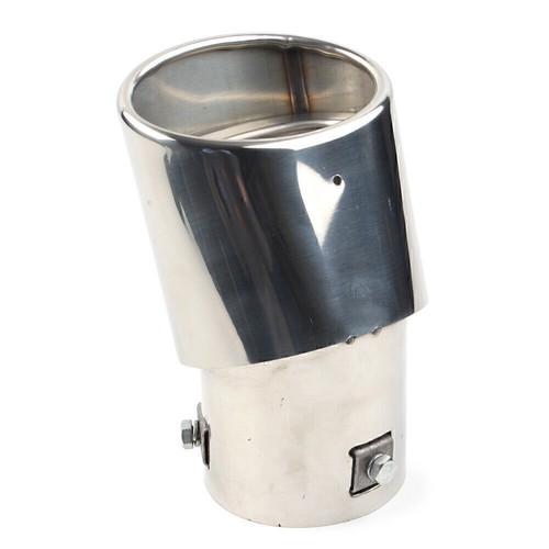 Universal Auto Auspuff Blende Endrohr Rund Edelstahl für Auspuff 38-54mm Chrom - Bild 7 von 10