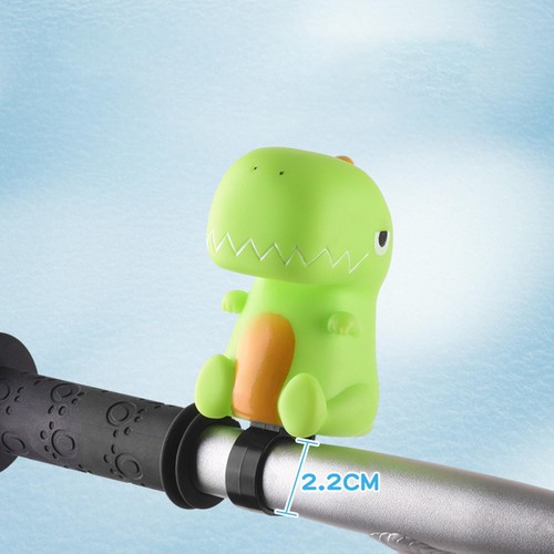 Green Dinosaur Bike Bell Riding Bell for Kids Boys Girls Mountain Road