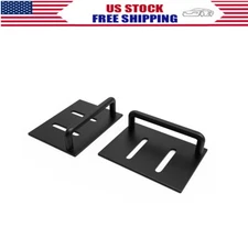 Rear Door Latch 2 C Striker Plates 77544 for Truck Cap LEER 100XL / 100LE /100XQ