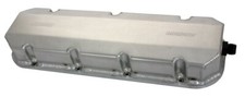 Moroso 68356 Valve Covers Tall Aluminum Natural Big Block Chevy Moroso Logo
