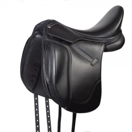 Selle Polyvalente Audmore Go – Noir, Cuir, 18 Pouces, Fabriquée Au Royaume-Uni