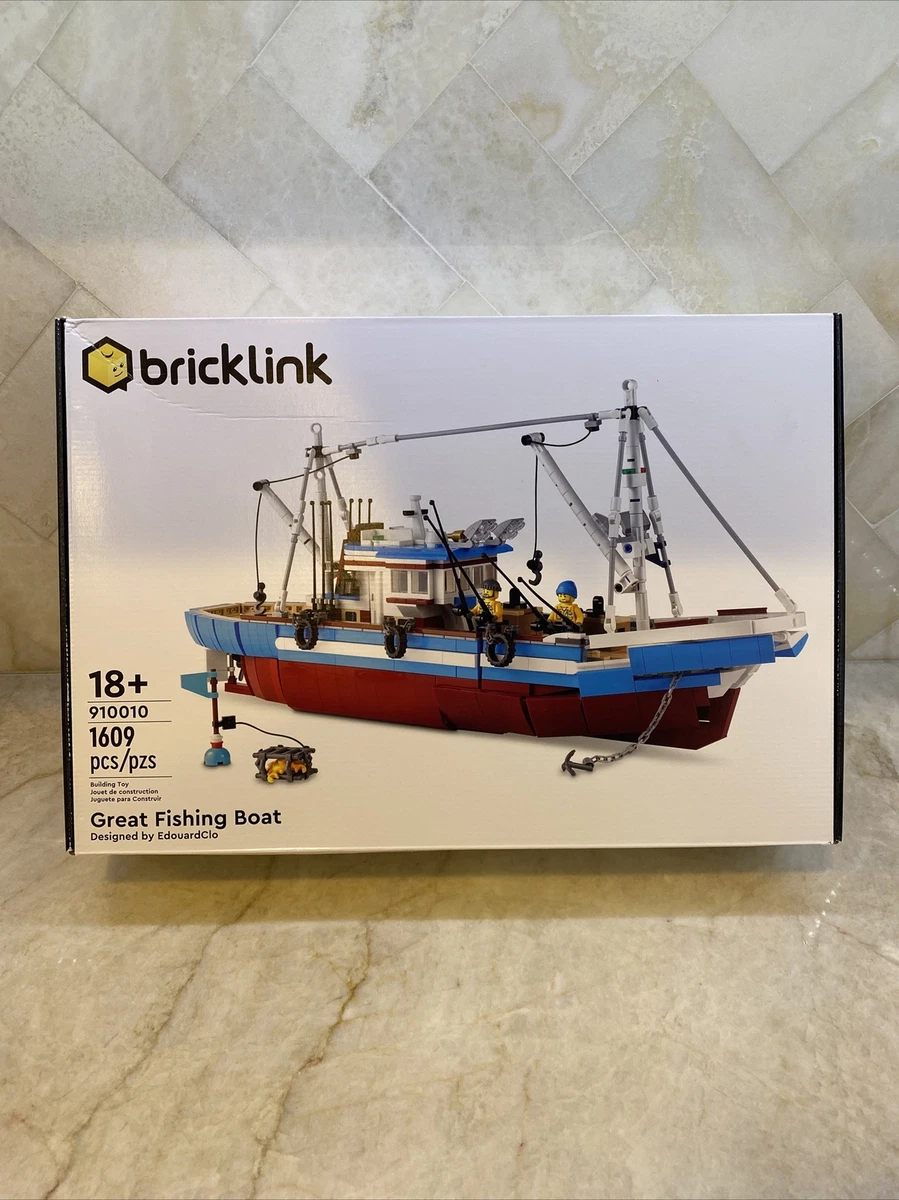 LEGO Bricklink Great Fishing Boat 910010 6393833 Dented Box