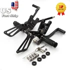 CNC Rearsets Foot Pegs Footrest Fit Suzuki GSXR600 2000-2005 GP Shift 2004 2003