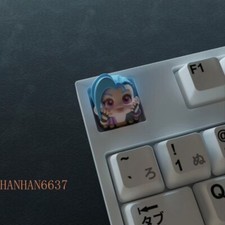 Jinx Zeli Keycap League of Legends Keyboard Keypad Official Version Genuine Gift