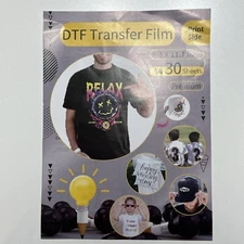 DTF Transfer Film Premium Inkjet Printers A4 30 Sheet Pack New